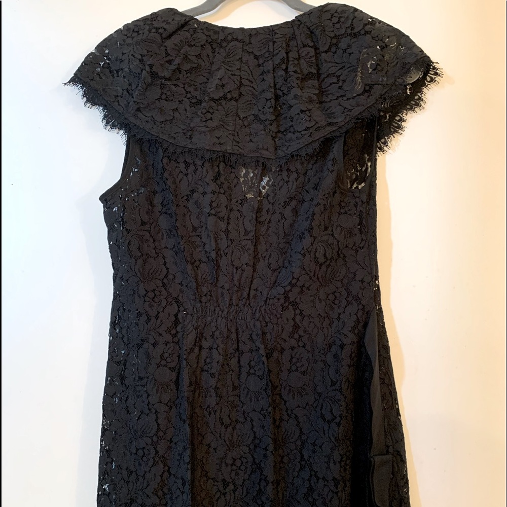 Bcbg Black Lace Midi Dress - Gem